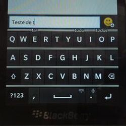 Teclado é uma das novidades do novo BlackBerry