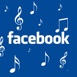Músicas através do Facebook