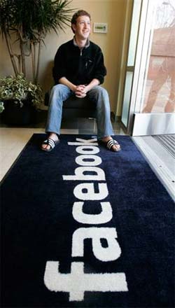 Zuckerberg tem patrimônio de 1,5 bilhão de dólares