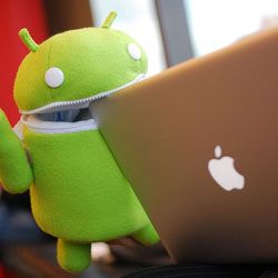 Android tenta concorrer com navegador da Apple