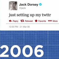 Twitter foi lançado oficialmente em 2006