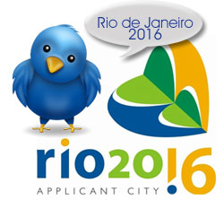 Rio recebe os parabéns pelo Twitter.